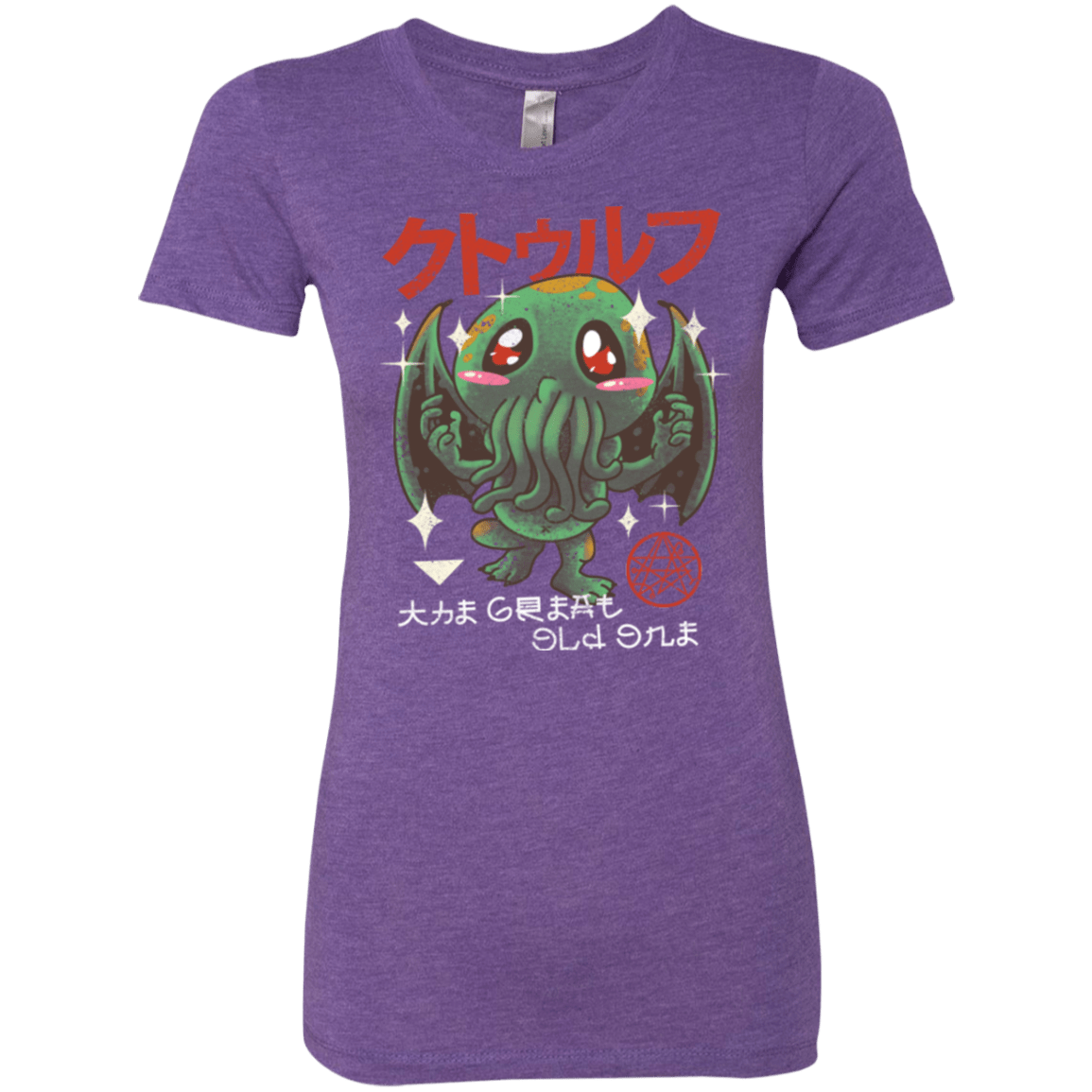 T-Shirts Purple Rush / Small The Great Old Kawaii Women's Triblend T-Shirt
