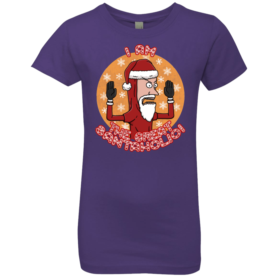 The Great Santaholio Girls Premium T-Shirt
