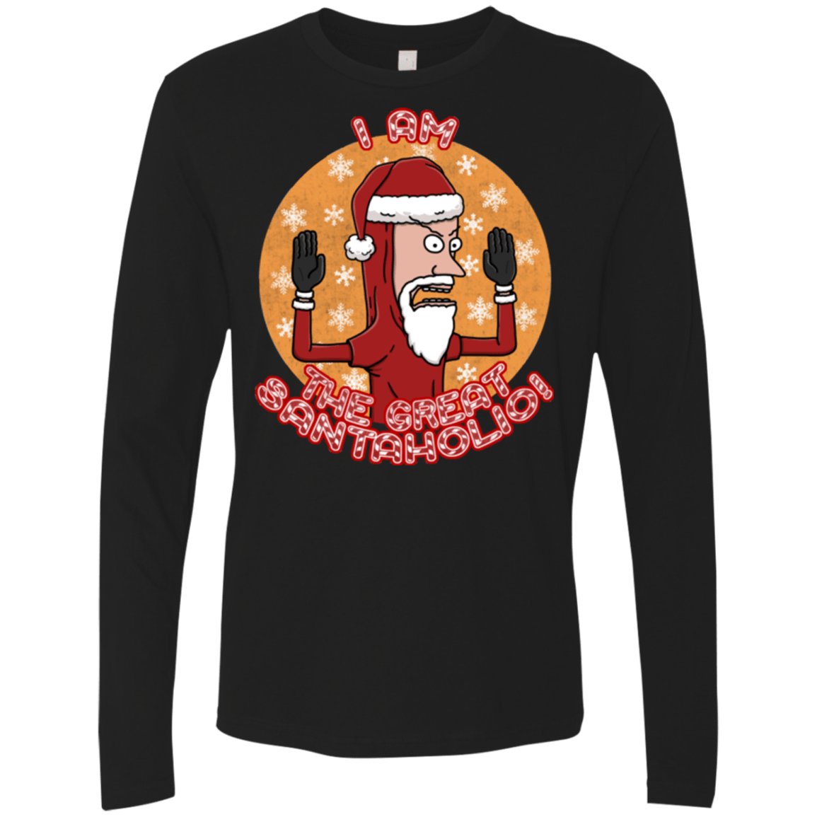The Great Santaholio Men's Premium Long Sleeve