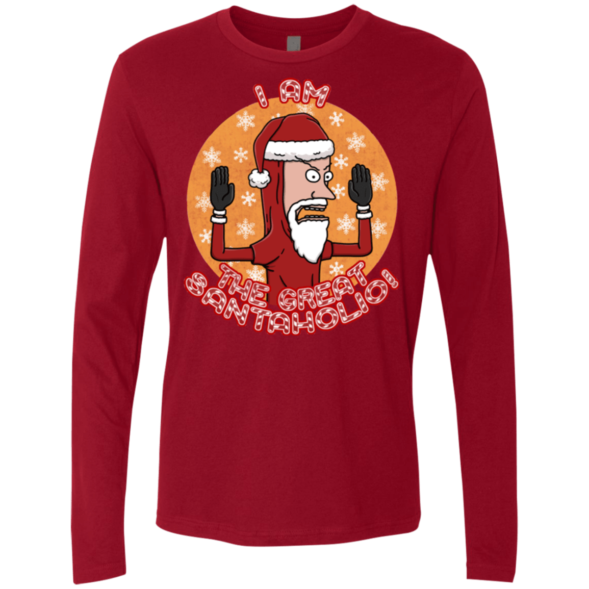 The Great Santaholio Men's Premium Long Sleeve