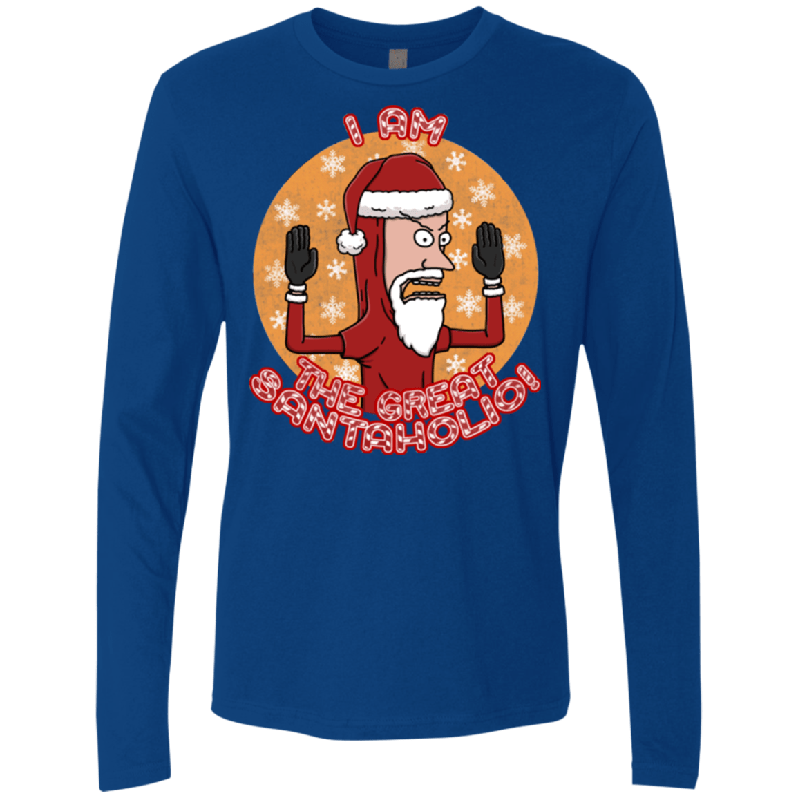 The Great Santaholio Men's Premium Long Sleeve