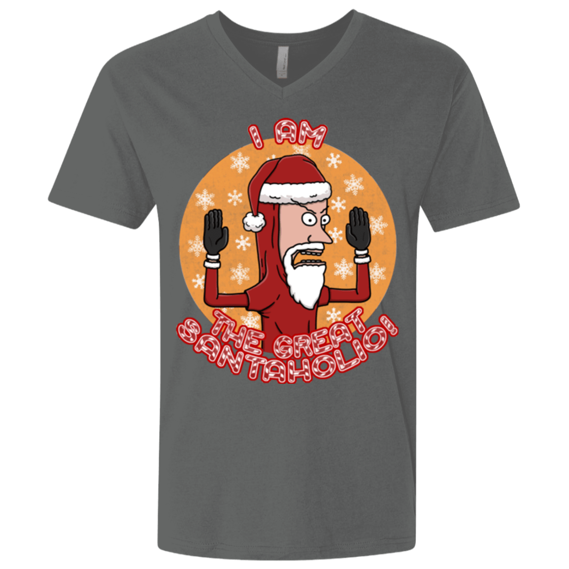 The Great Santaholio Men's Premium V-Neck
