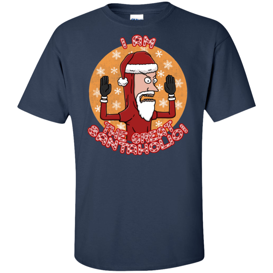 The Great Santaholio Tall T-Shirt