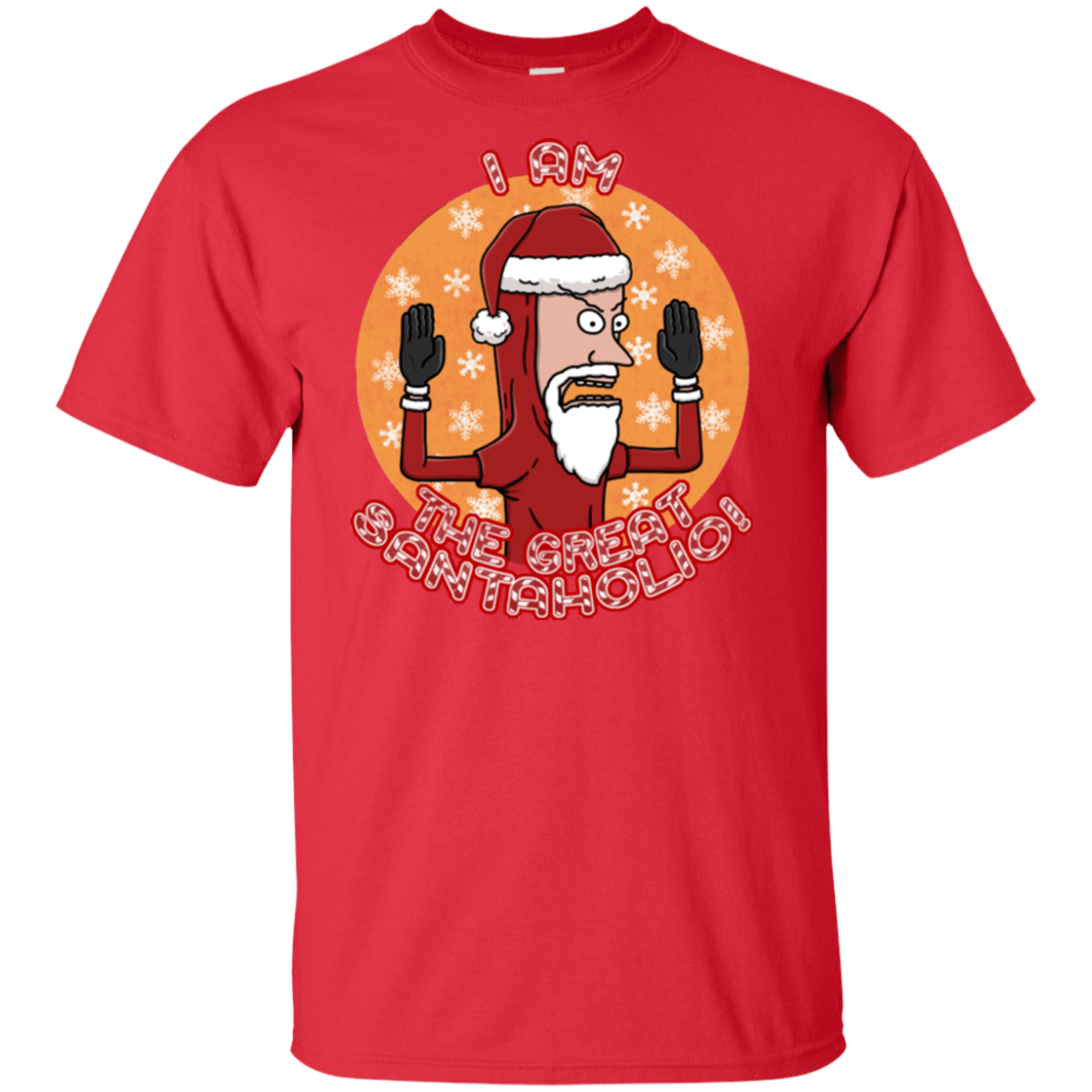 The Great Santaholio Tall T-Shirt