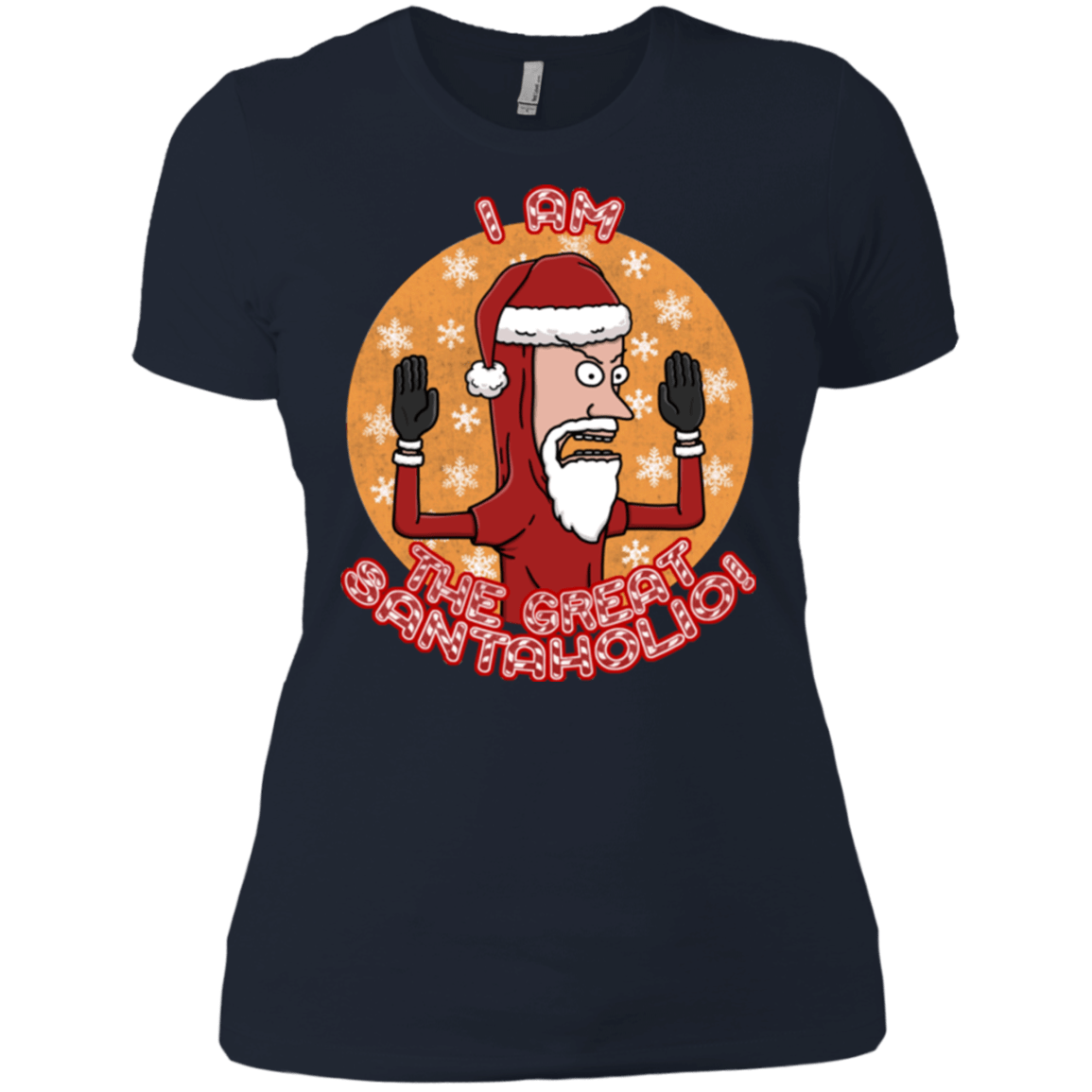 T-Shirts Midnight Navy / X-Small The Great Santaholio Women's Premium T-Shirt