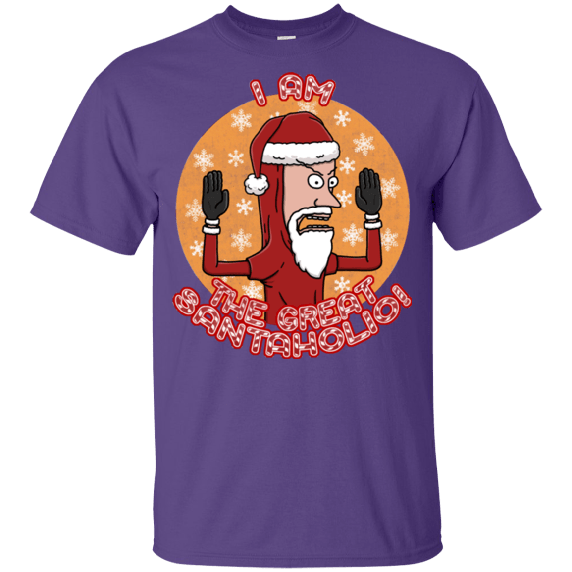 T-Shirts Purple / YXS The Great Santaholio Youth T-Shirt