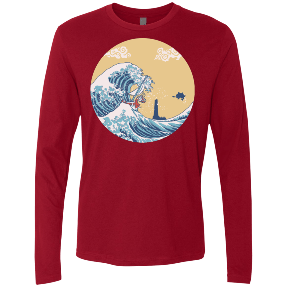 T-Shirts Cardinal / Small The Great Sea Men's Premium Long Sleeve