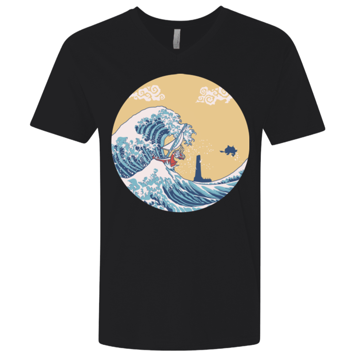 T-Shirts Black / X-Small The Great Sea Men's Premium V-Neck