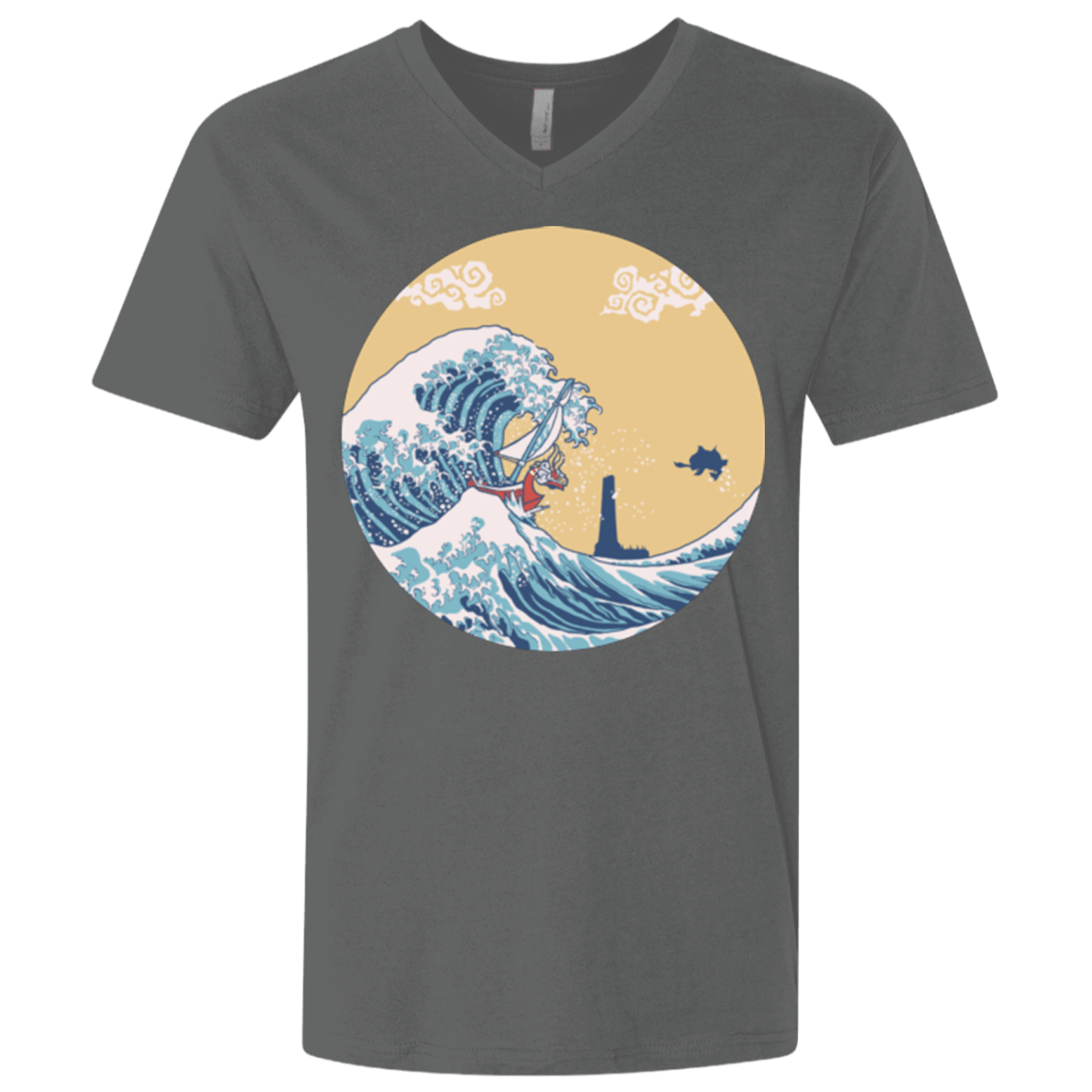 T-Shirts Heavy Metal / X-Small The Great Sea Men's Premium V-Neck