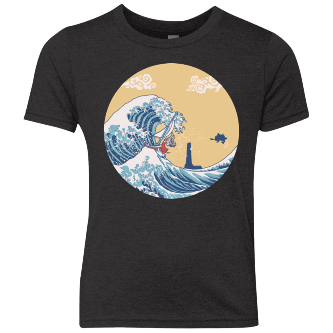T-Shirts Vintage Black / YXS The Great Sea Youth Triblend T-Shirt