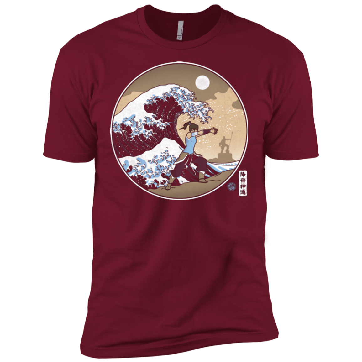 T-Shirts Cardinal / X-Small The Great Wave of Republic City Men's Premium T-Shirt