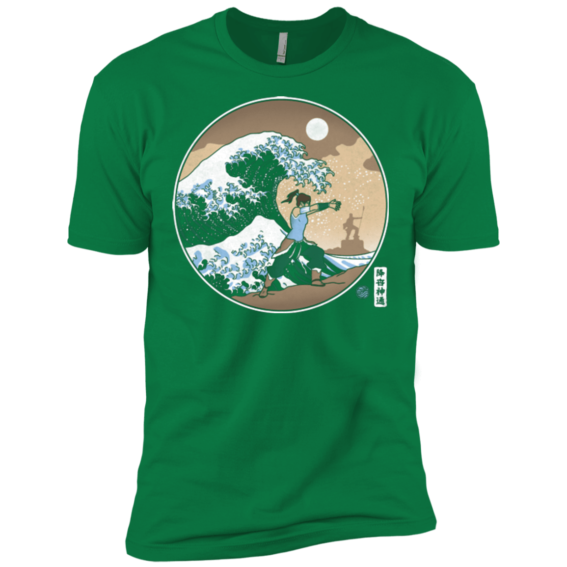 T-Shirts Kelly Green / X-Small The Great Wave of Republic City Men's Premium T-Shirt