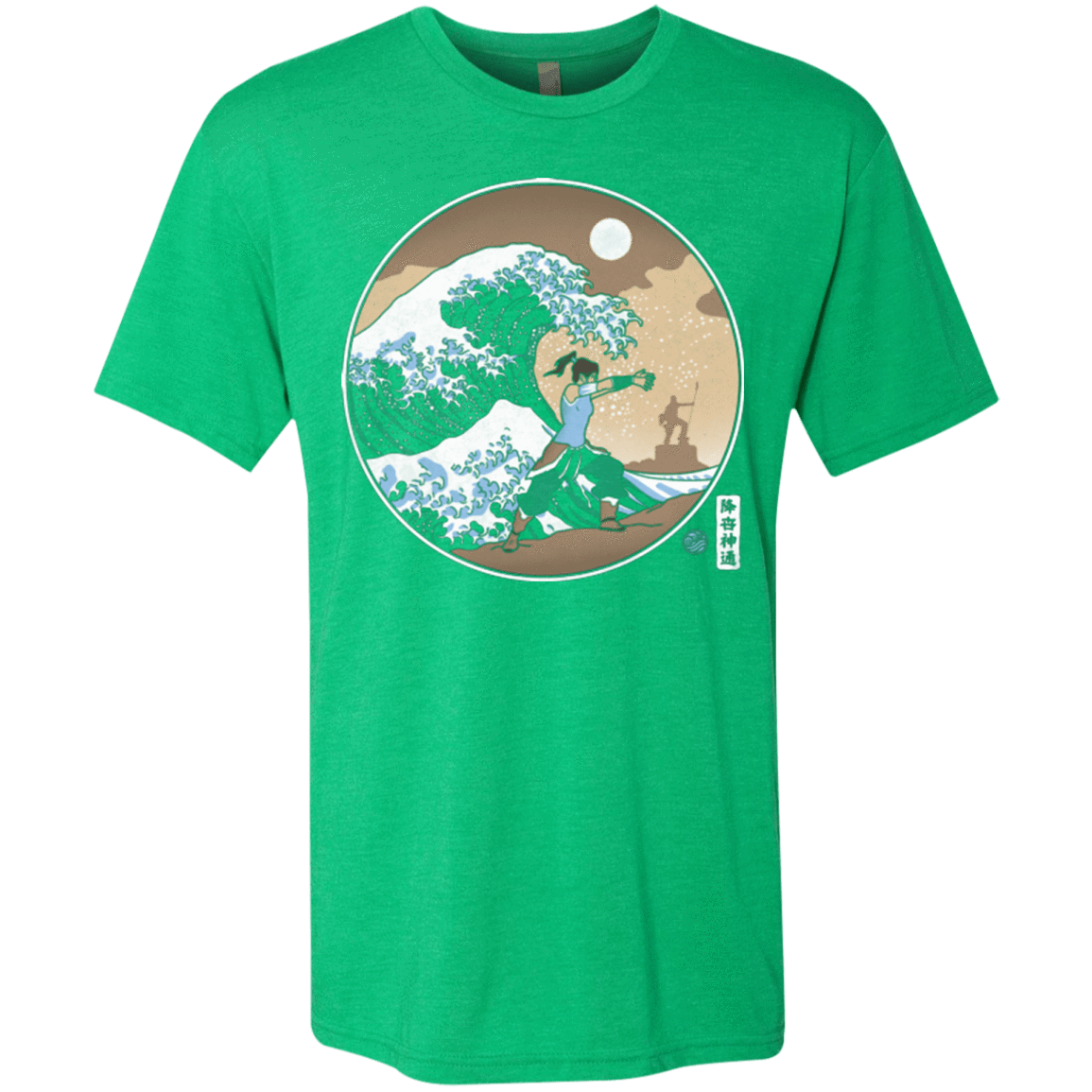 T-Shirts Envy / Small The Great Wave of Republic City Men's Triblend T-Shirt