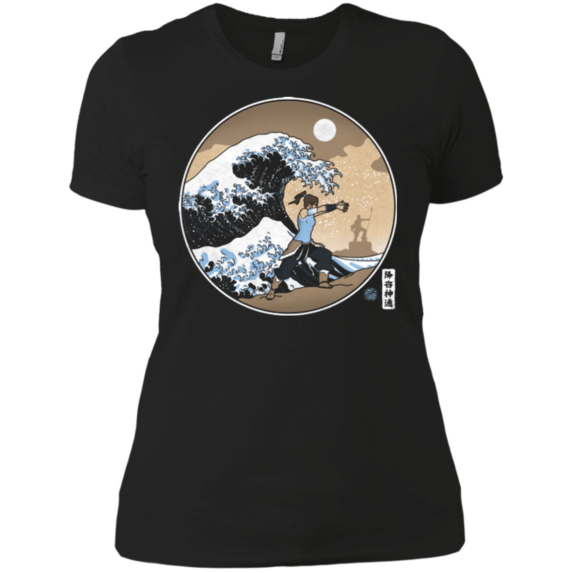 T-Shirts Black / X-Small The Great Wave of Republic City Women's Premium T-Shirt