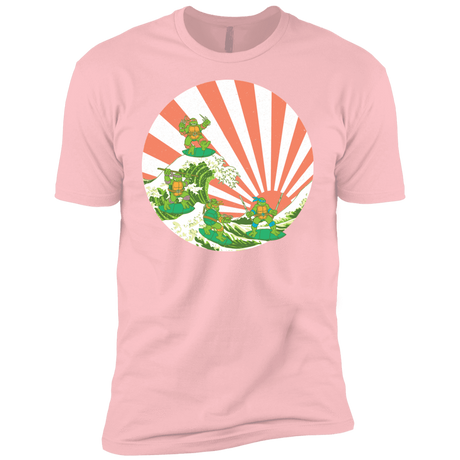 T-Shirts Light Pink / YXS The Great Wave Off Cowabunga Boys Premium T-Shirt