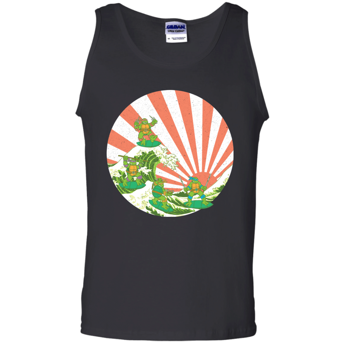 The Great Wave Off Cowabunga Men's Tank Top