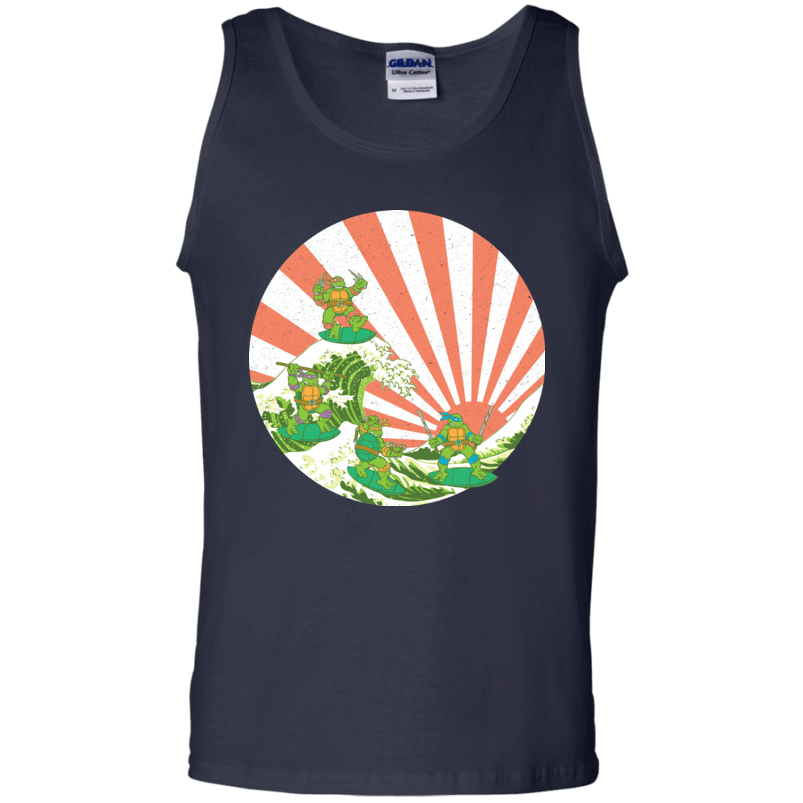 The Great Wave Off Cowabunga Men's Tank Top