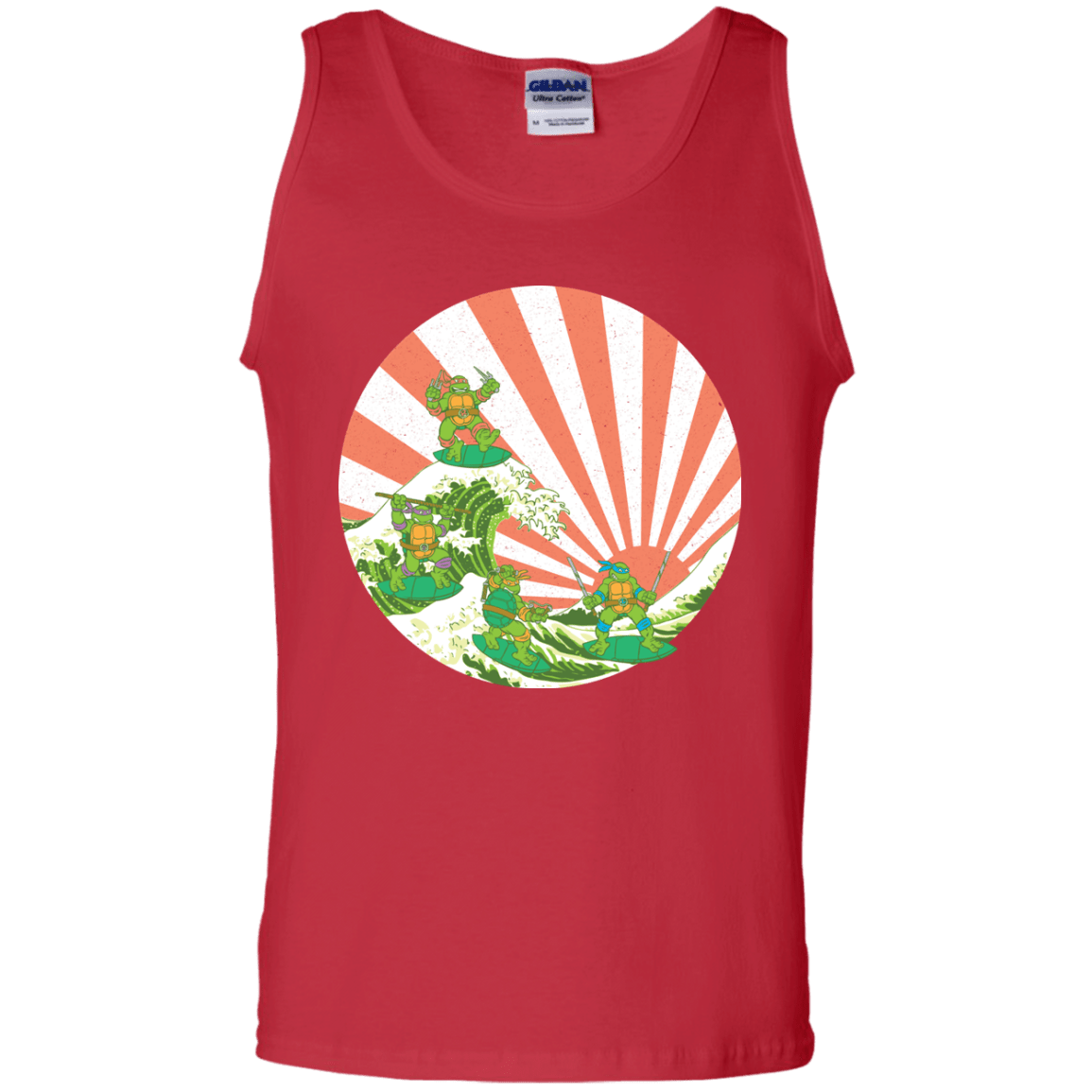 The Great Wave Off Cowabunga Men's Tank Top
