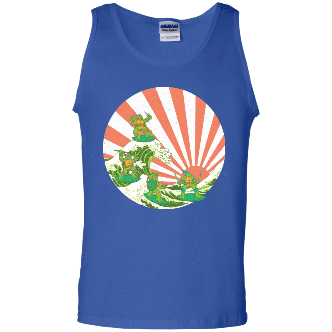The Great Wave Off Cowabunga Men's Tank Top