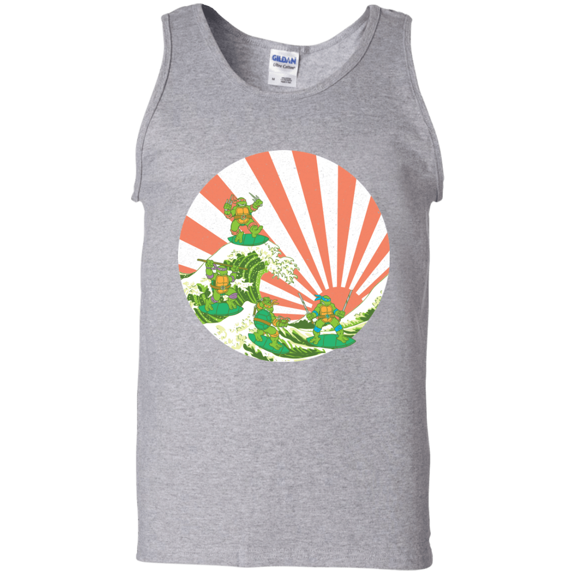 The Great Wave Off Cowabunga Men's Tank Top