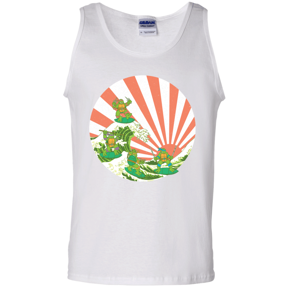 The Great Wave Off Cowabunga Men's Tank Top