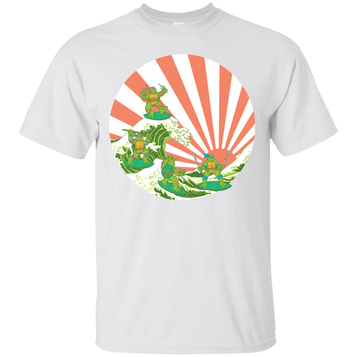 T-Shirts White / S The Great Wave Off Cowabunga T-Shirt
