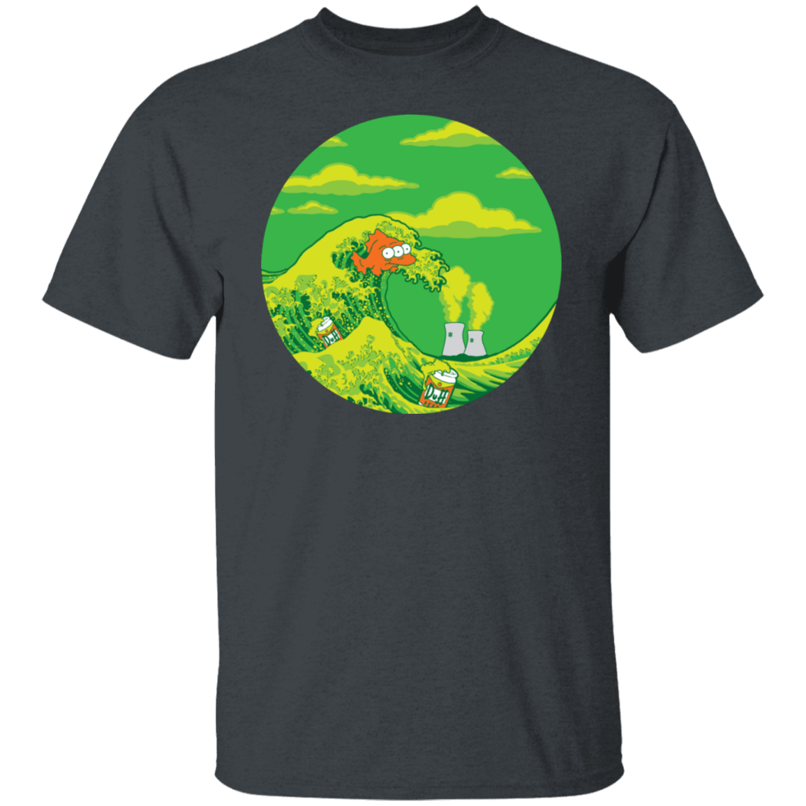 T-Shirts Dark Heather / S The Great Wave Off Springfield T-Shirt