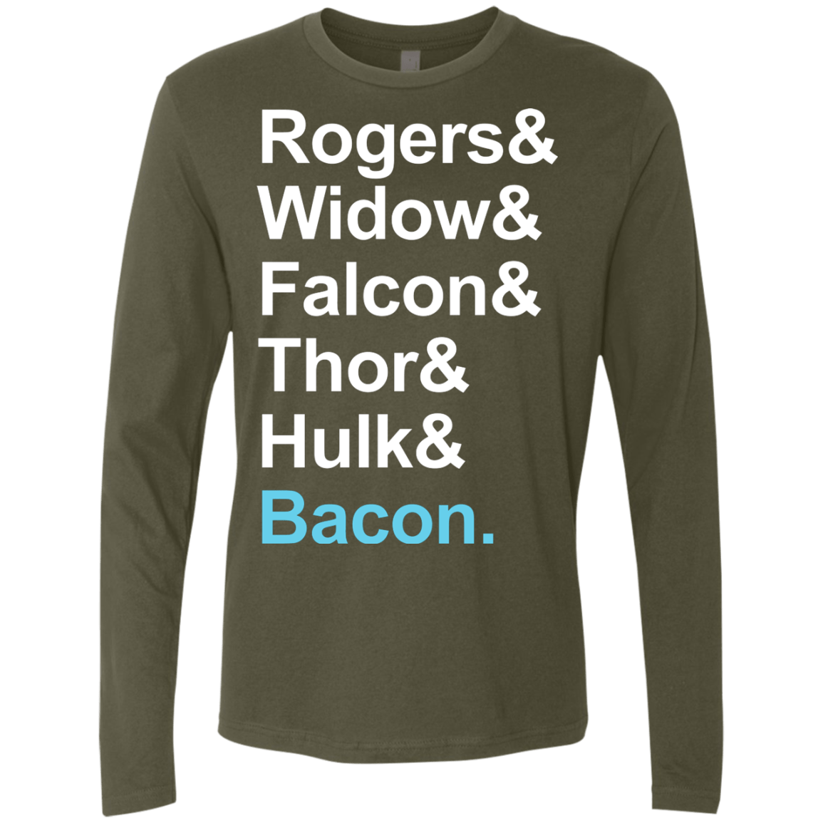 T-Shirts Military Green / S The Greatest Avenger Men's Premium Long Sleeve