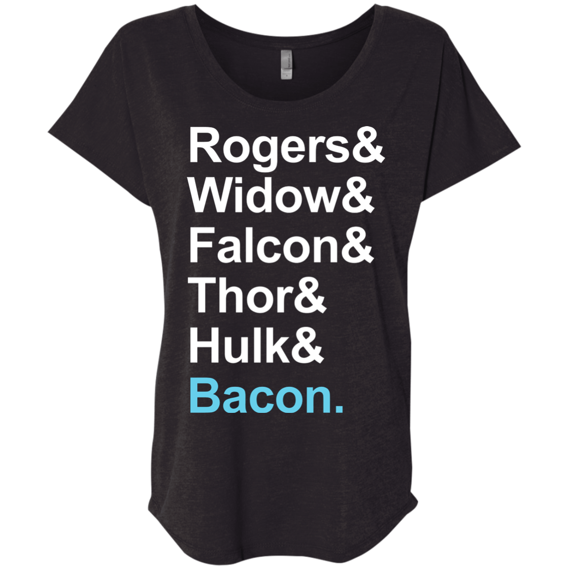 T-Shirts Vintage Black / X-Small The Greatest Avenger Triblend Dolman Sleeve