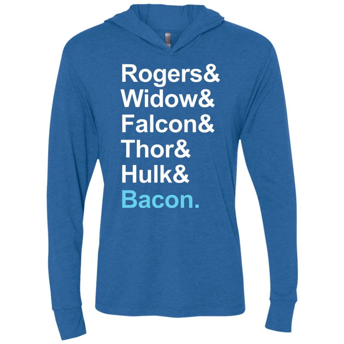 T-Shirts Vintage Royal / X-Small The Greatest Avenger Triblend Long Sleeve Hoodie Tee