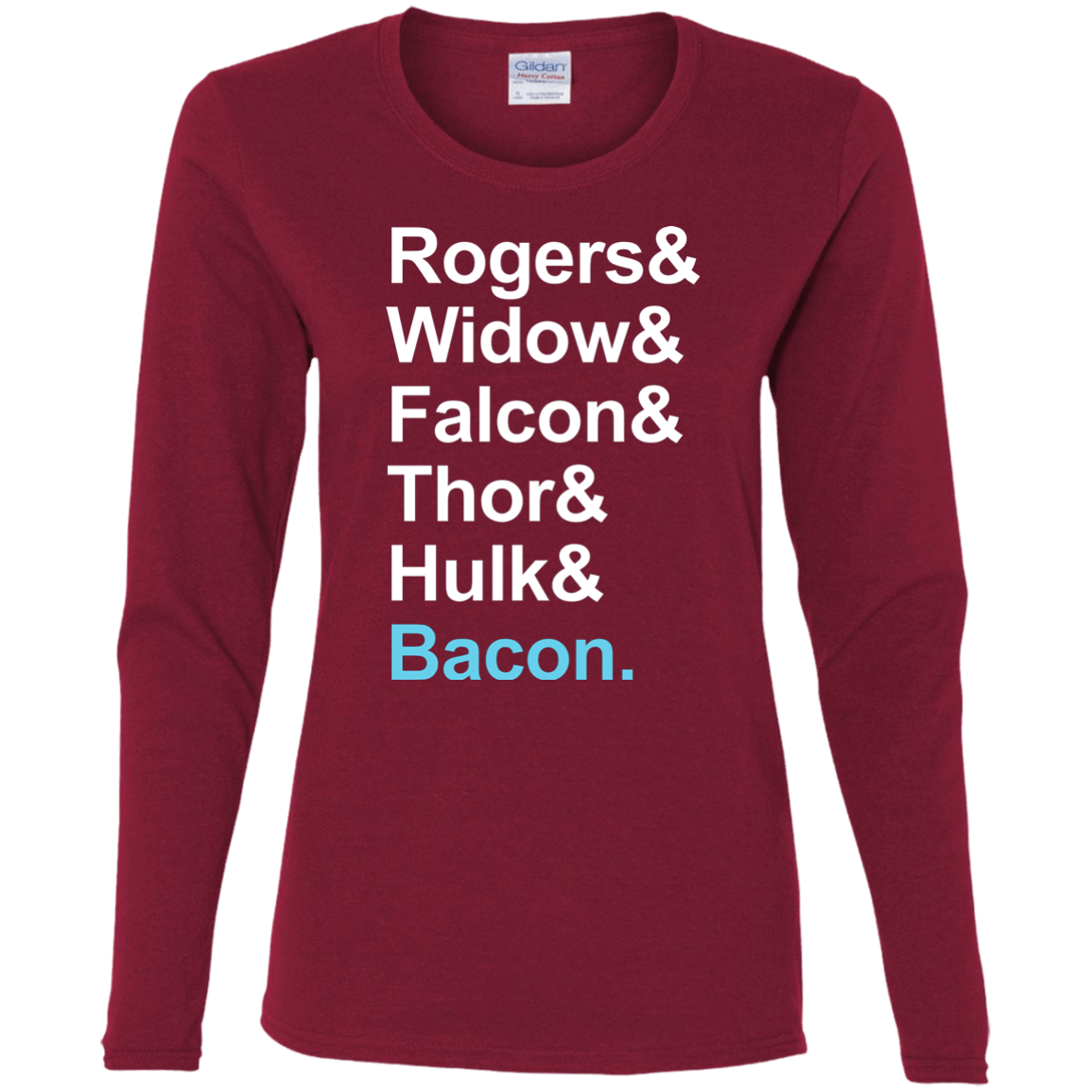 T-Shirts Cardinal / S The Greatest Avenger Women's Long Sleeve T-Shirt