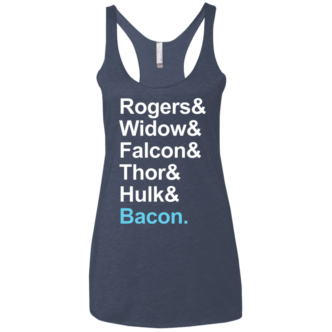 T-Shirts Vintage Navy / X-Small The Greatest Avenger Women's Triblend Racerback Tank