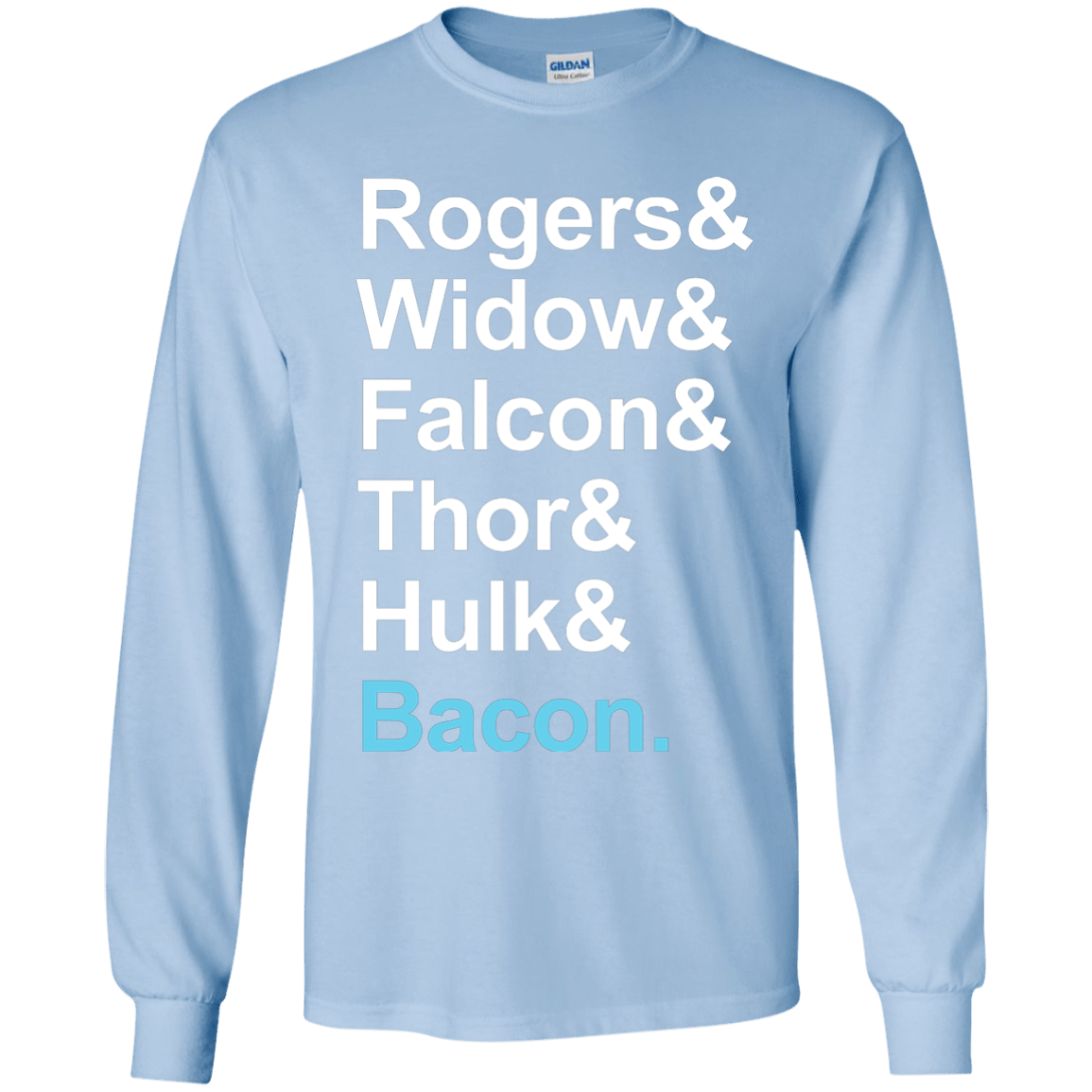 T-Shirts Light Blue / YS The Greatest Avenger Youth Long Sleeve T-Shirt