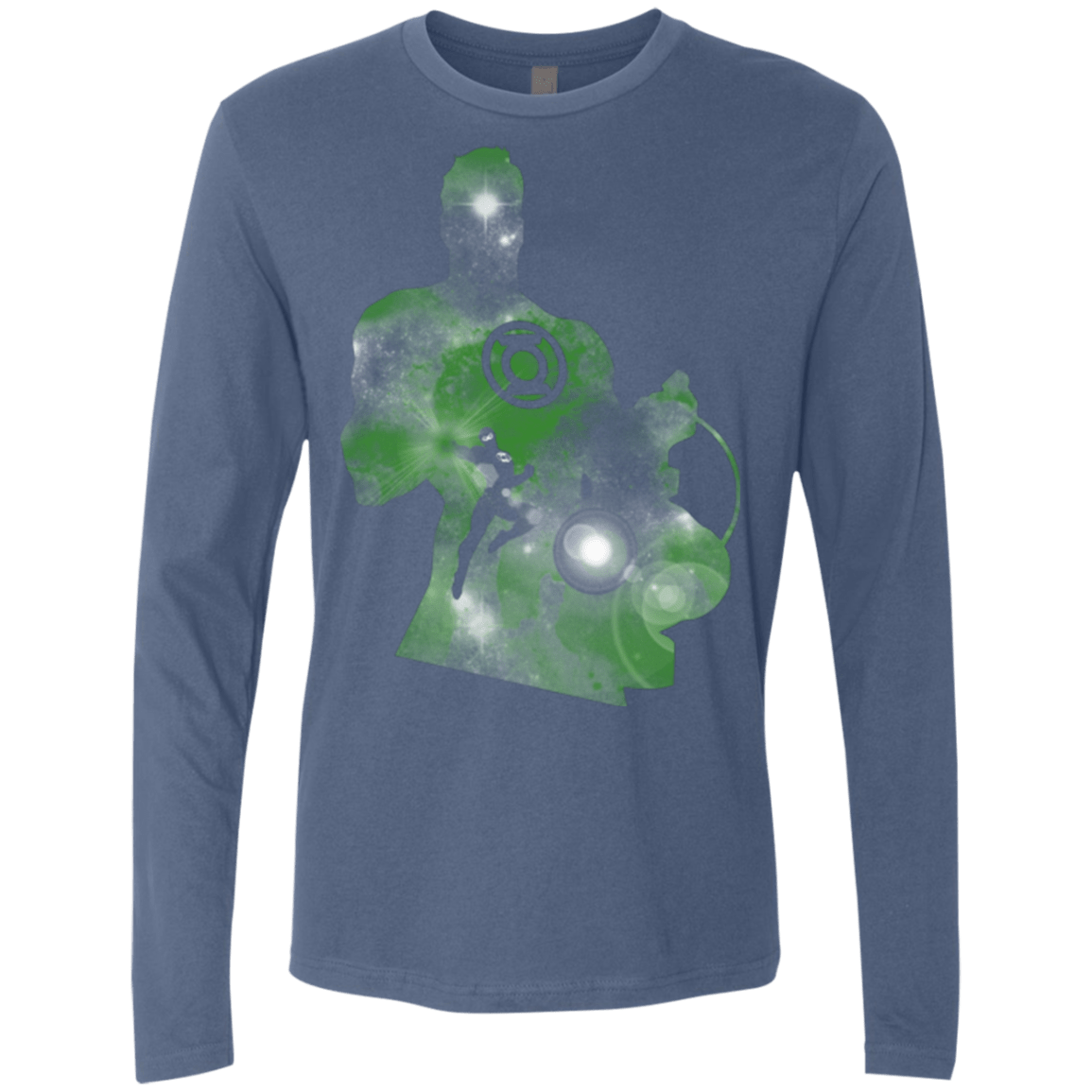 T-Shirts Indigo / Small The Green Knight Men's Premium Long Sleeve