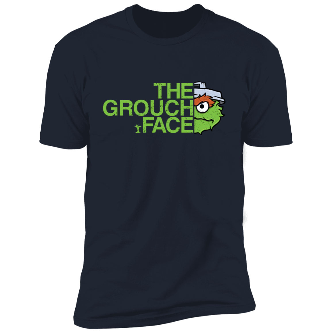 T-Shirts Midnight Navy / S The Grouch Face Men's Premium T-Shirt