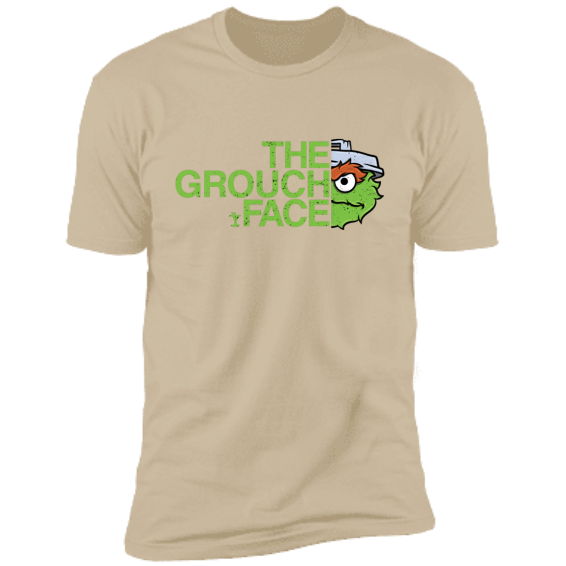 T-Shirts Sand / S The Grouch Face Men's Premium T-Shirt