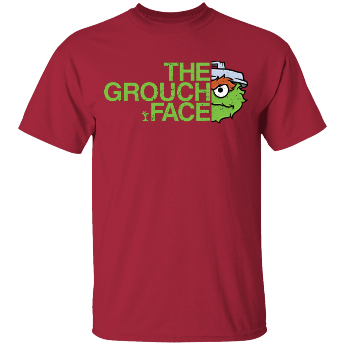 T-Shirts Cardinal / YXS The Grouch Face Youth T-Shirt