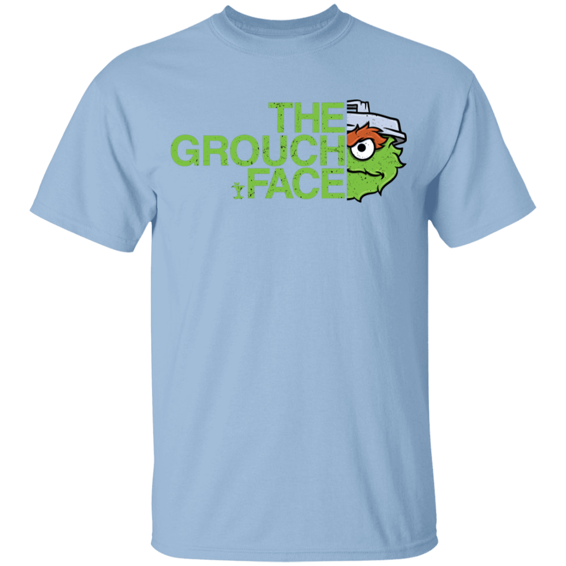 T-Shirts Light Blue / YXS The Grouch Face Youth T-Shirt
