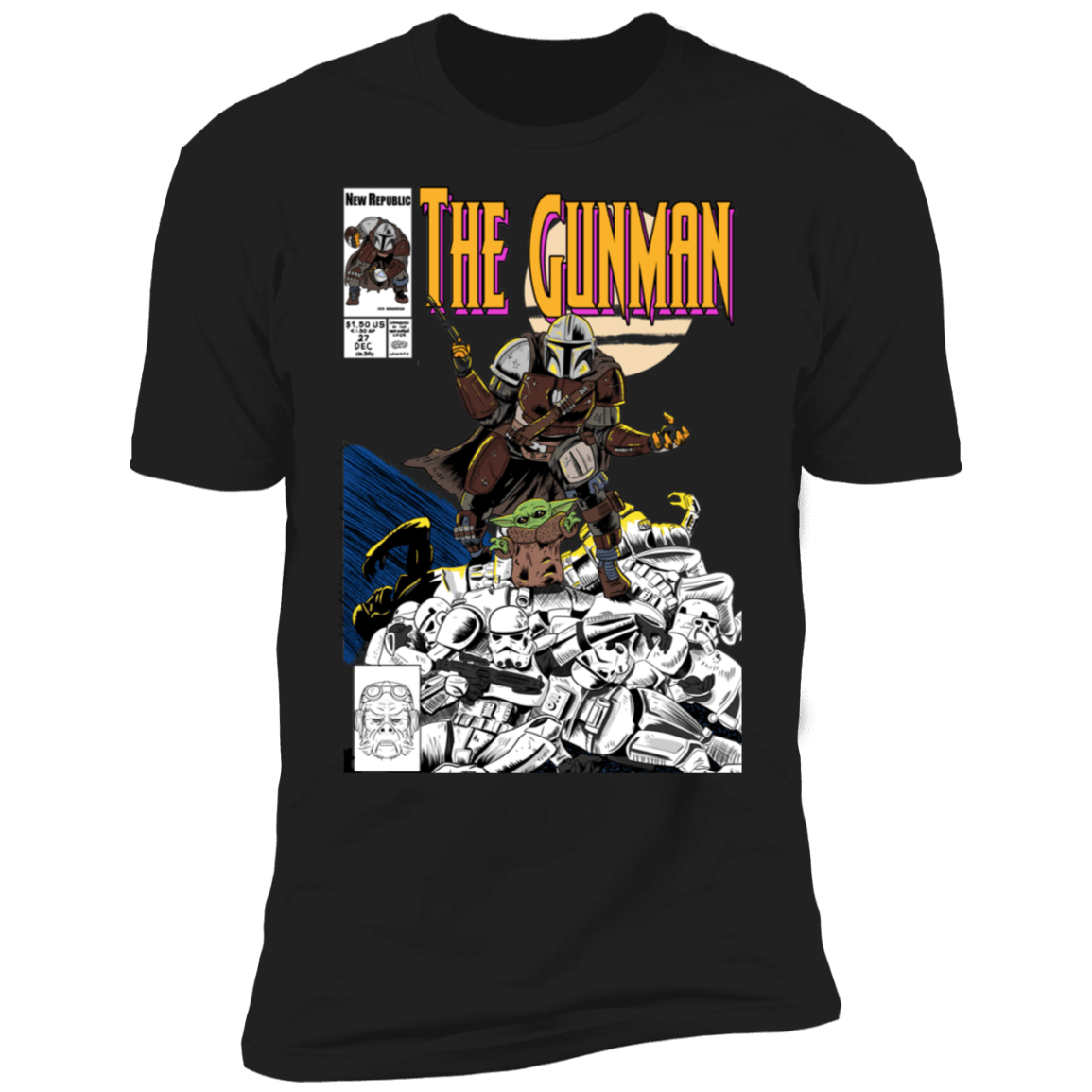 T-Shirts Black / X-Small The Gunman Men's Premium T-Shirt