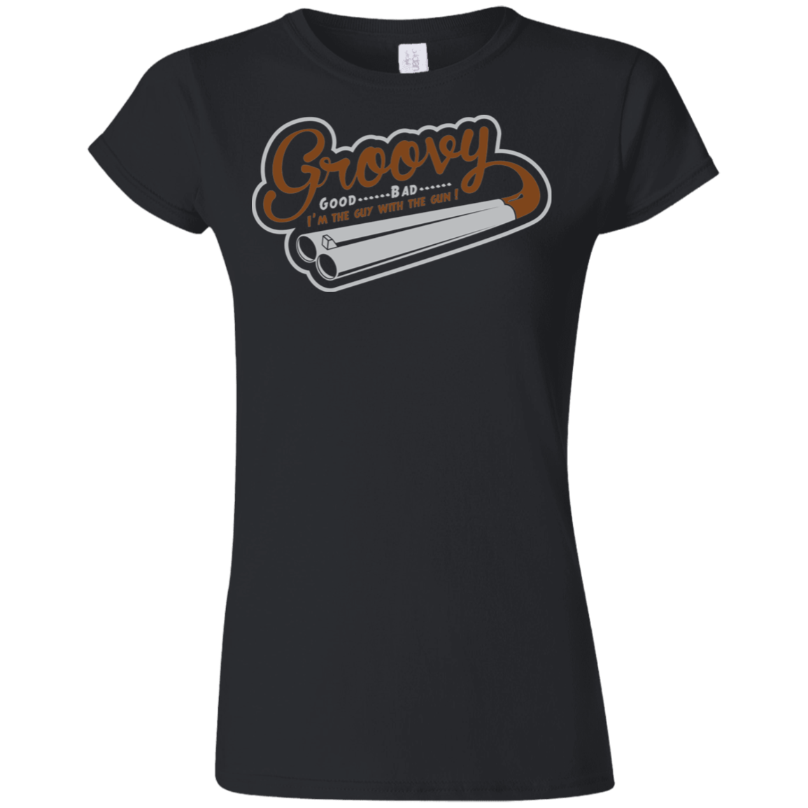 T-Shirts Black / S The Guy With The Gun Junior Slimmer-Fit T-Shirt