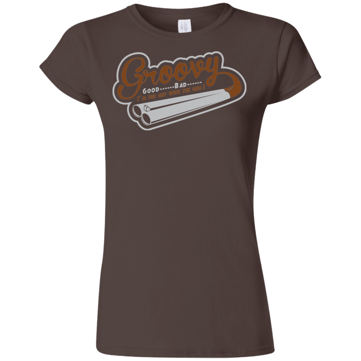 T-Shirts Dark Chocolate / S The Guy With The Gun Junior Slimmer-Fit T-Shirt