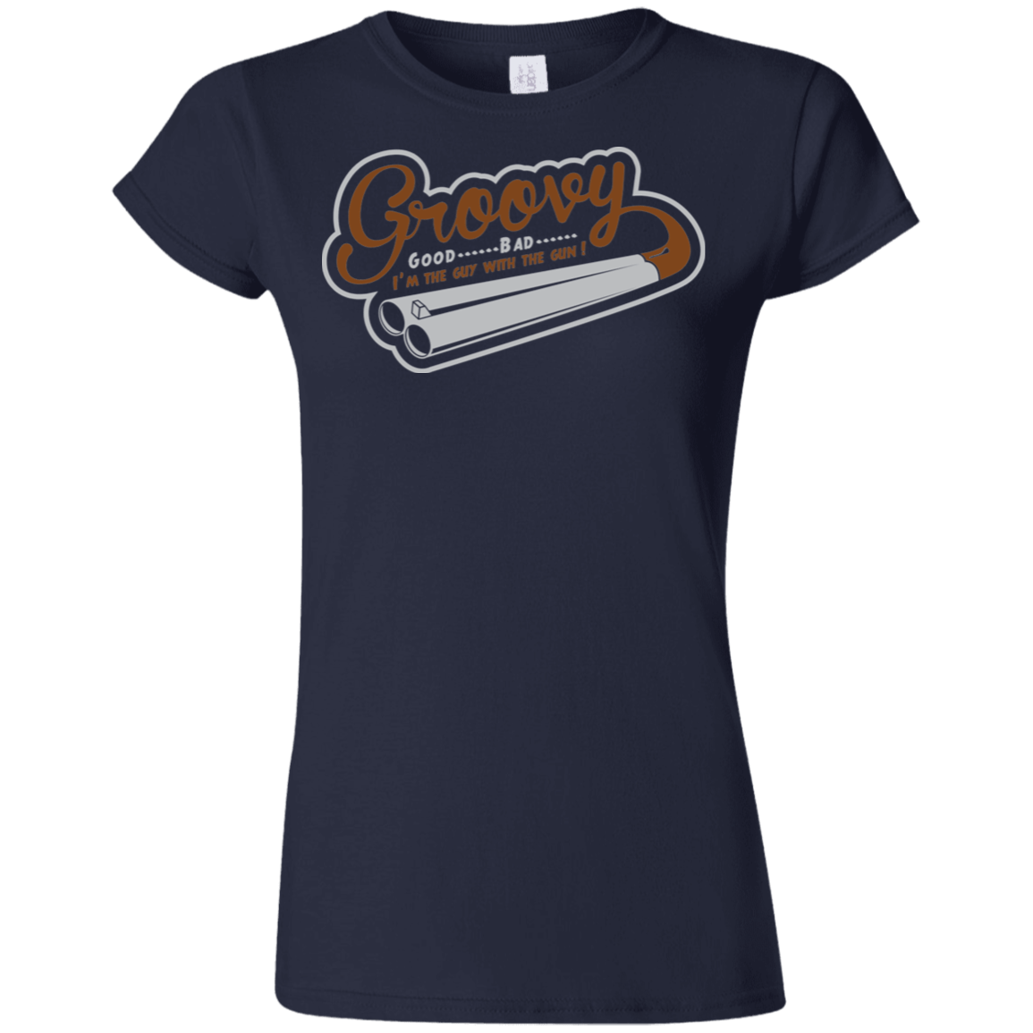 T-Shirts Navy / S The Guy With The Gun Junior Slimmer-Fit T-Shirt