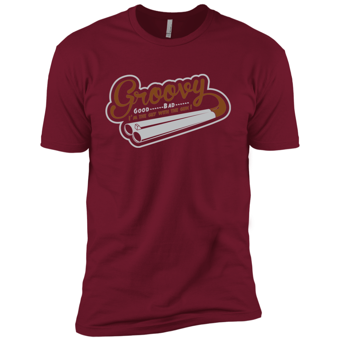 T-Shirts Cardinal / X-Small The Guy With The Gun Men's Premium T-Shirt