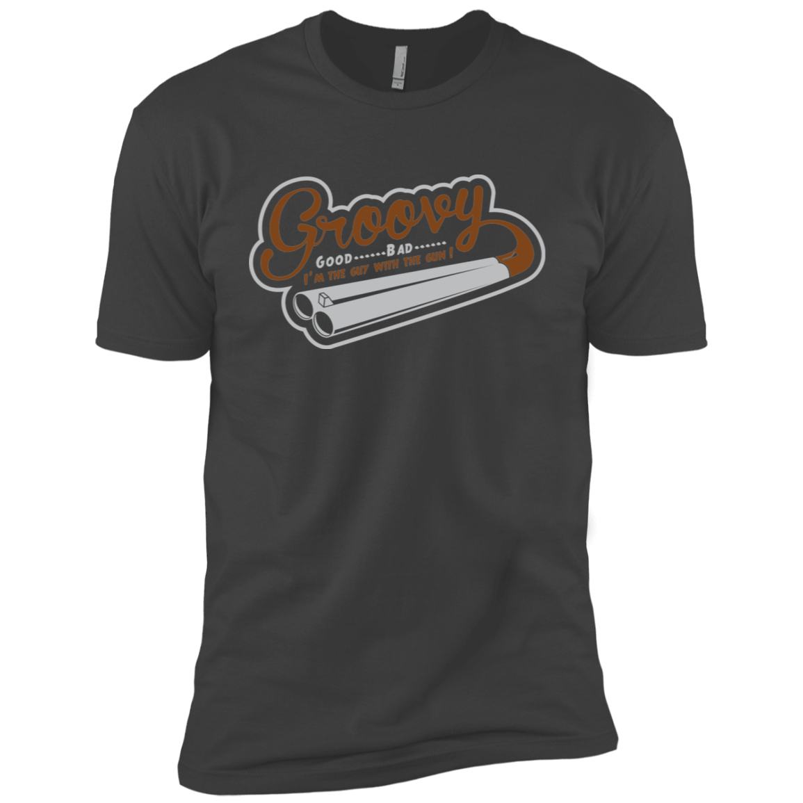 T-Shirts Heavy Metal / X-Small The Guy With The Gun Men's Premium T-Shirt