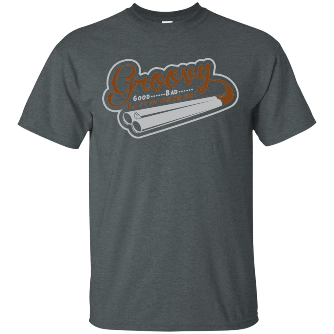 T-Shirts Dark Heather / S The Guy With The Gun T-Shirt