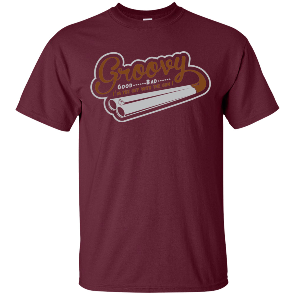 T-Shirts Maroon / S The Guy With The Gun T-Shirt
