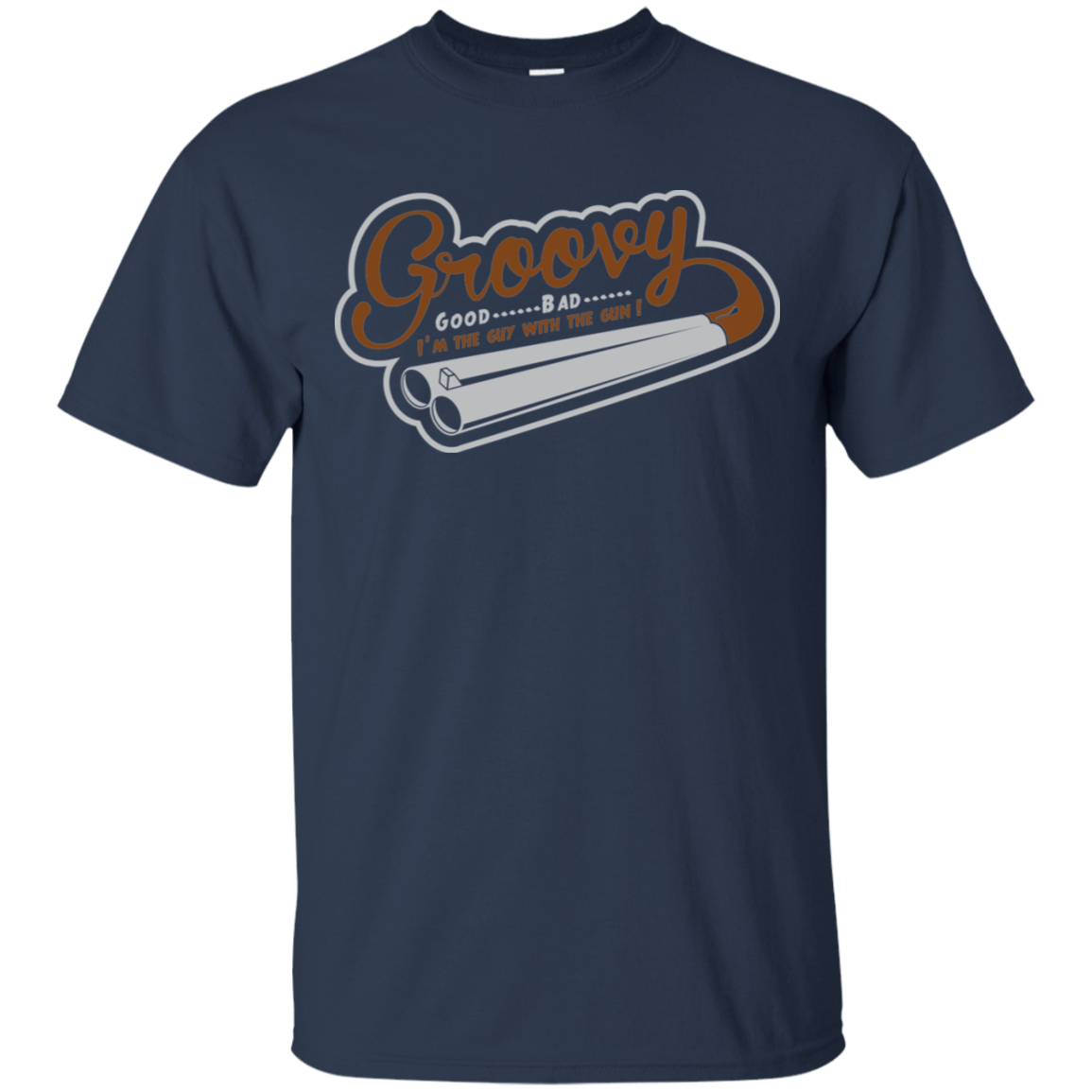 T-Shirts Navy / S The Guy With The Gun T-Shirt