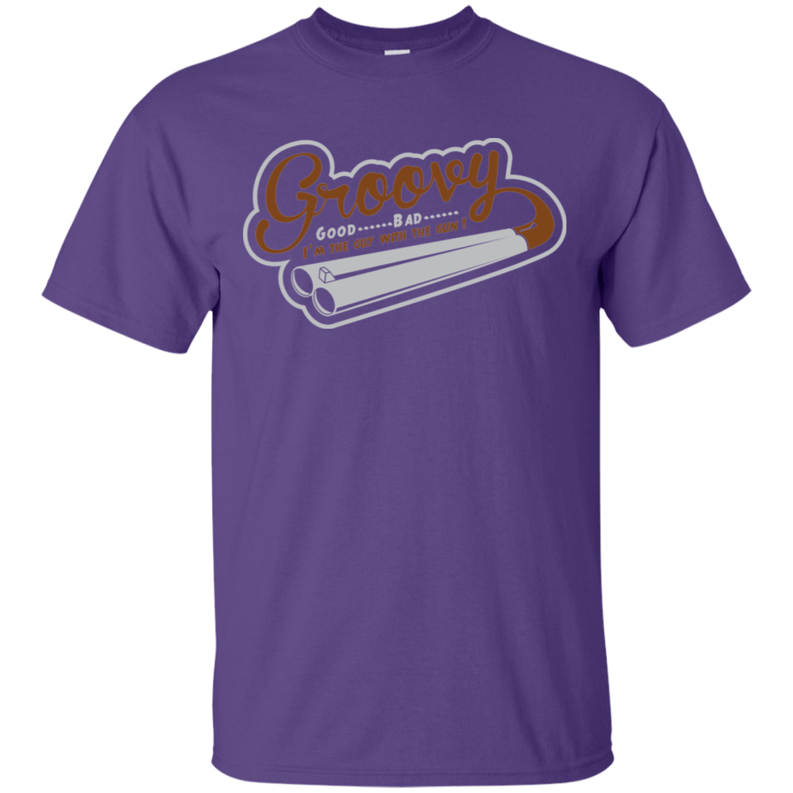 T-Shirts Purple / S The Guy With The Gun T-Shirt