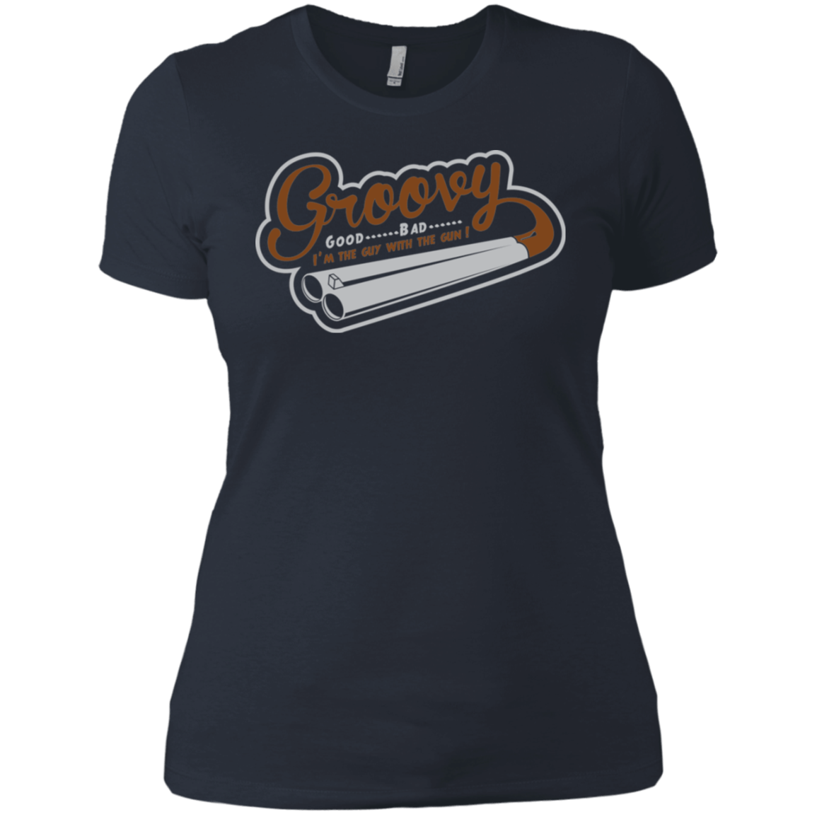 T-Shirts Indigo / X-Small The Guy With The Gun Women's Premium T-Shirt