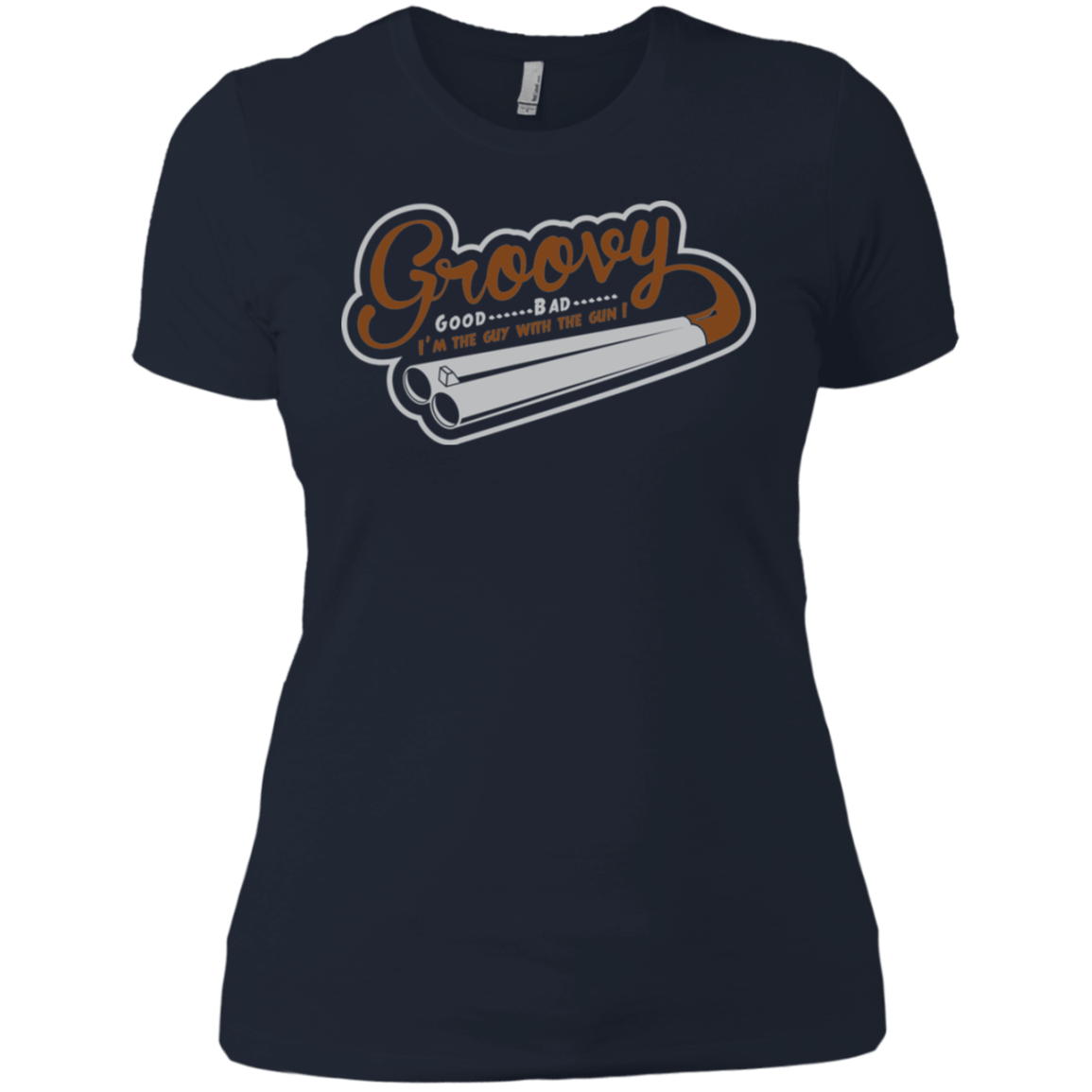 T-Shirts Midnight Navy / X-Small The Guy With The Gun Women's Premium T-Shirt